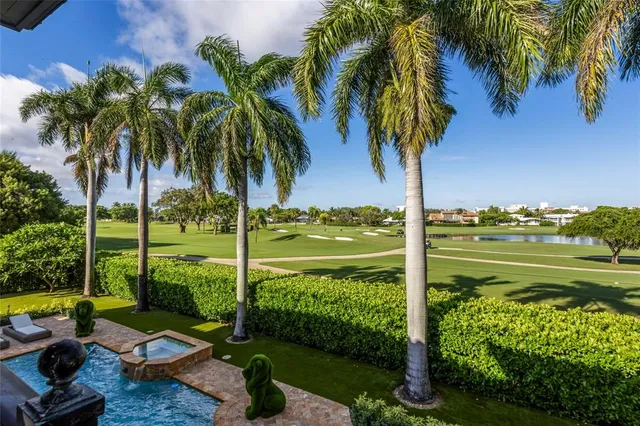a view of a house with swimming pool