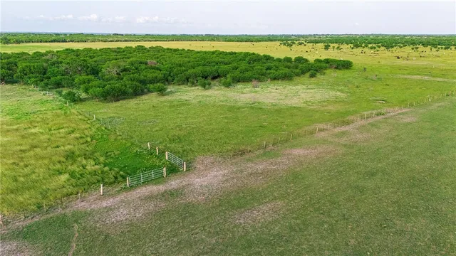 a view of a lake with a city