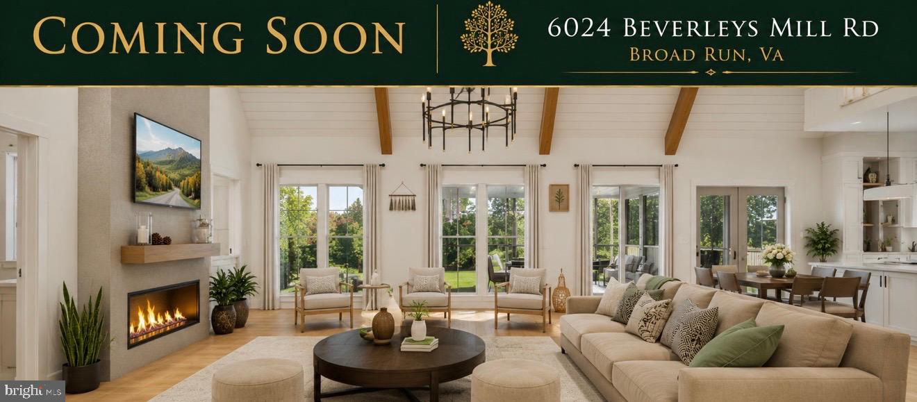 6024 Beverleys Mill Road Broad Run, VA 20137 - Photo 3 of 6 a living room with furniture and a fireplace