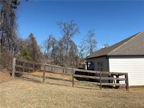 a view of a bench in the roof deck
