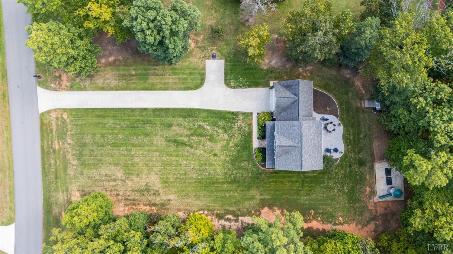 333 Sunset Ridge Drive Concord, VA 24538 - Photo 12 of 61 an aerial view of residential house with outdoor space and trees all around