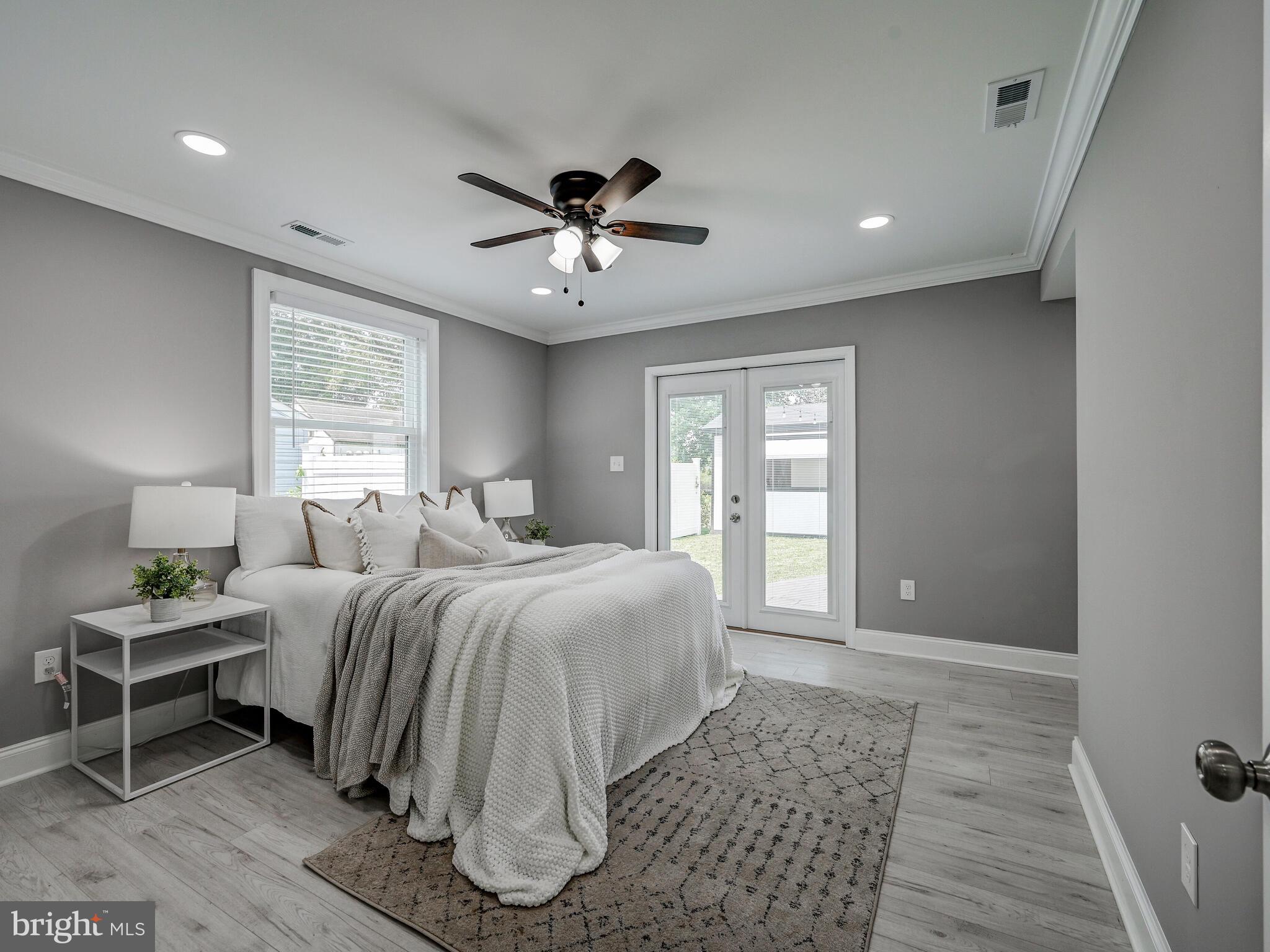 8118 Bullneck Road Baltimore, MD 21222 - Photo 23 of 48 Primary Bedroom with Ceiling Fan
