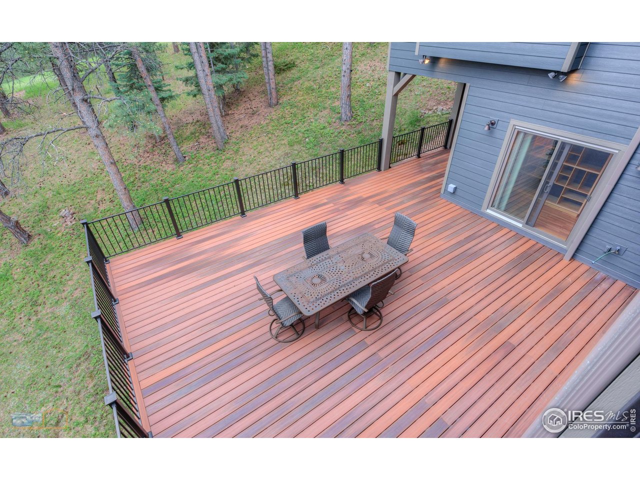 335 Pine Tree Lane Boulder, CO 80304 - Photo 19 of 46 Looking down at the huge deck!