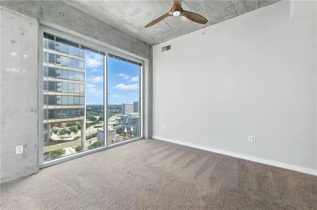 en empty room with window