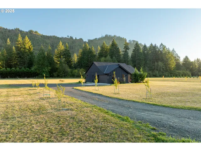 a view of a swimming pool with an ocean view