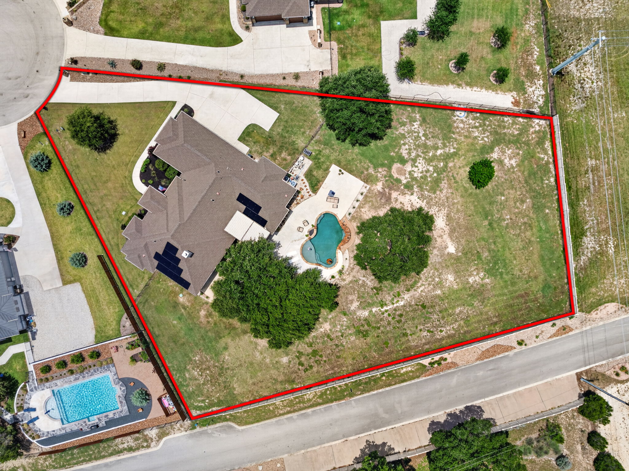 105 Coopers Hill Road Georgetown, TX 78633 - Photo 39 of 40 an aerial view of a house
