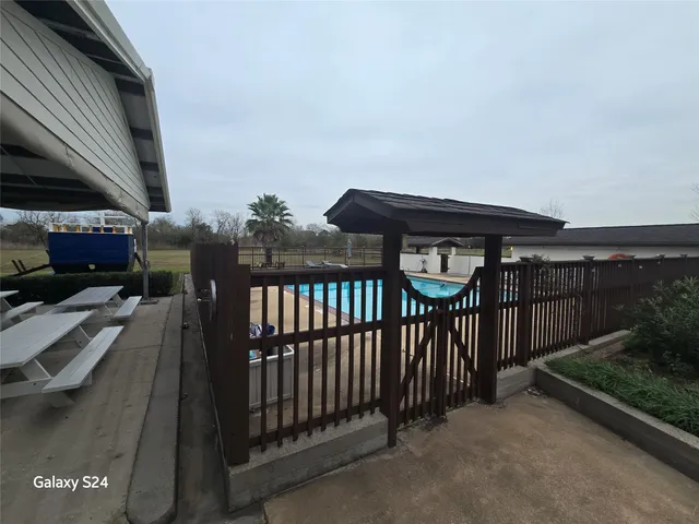 a view of a green field