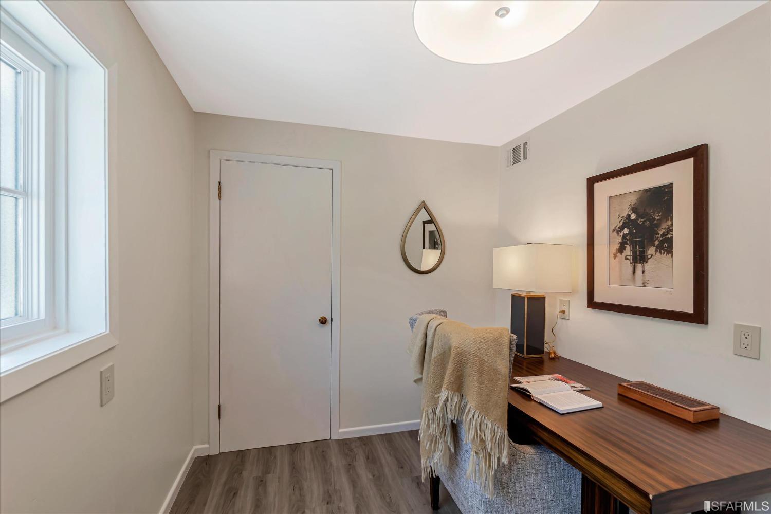 159 Skyview Way San Francisco, CA 94131 - Photo 13 of 17 a view of a workspace with furniture and wooden floor