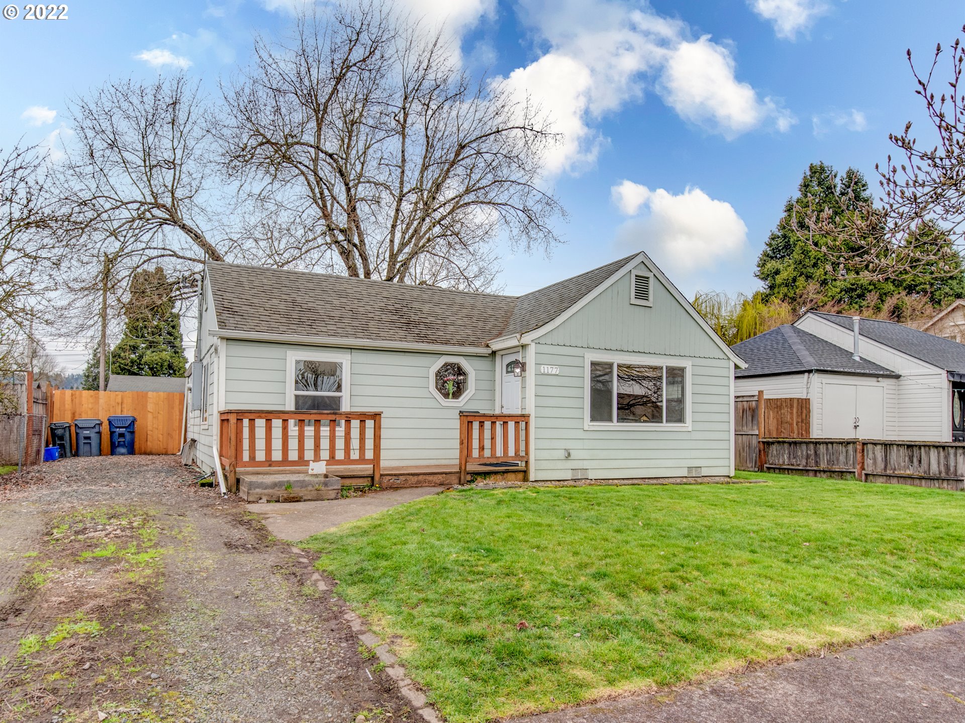 1177 N Street Springfield, OR 97477 - Photo 2 of 30 a front view of house with yard and green space