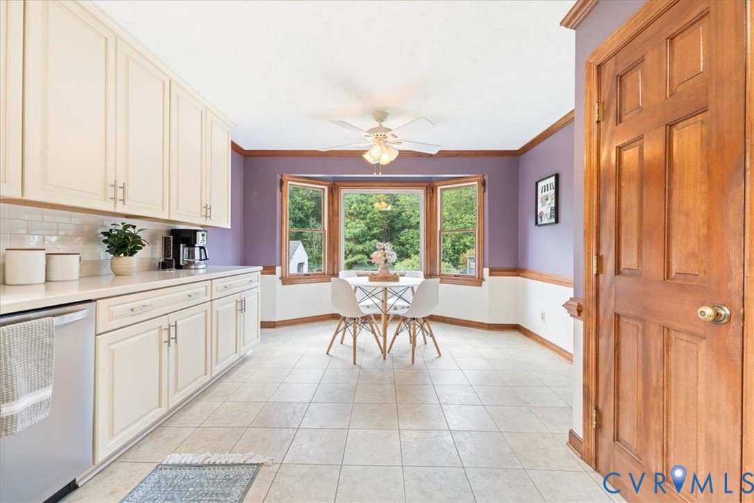 5170 Hurop Road Sandston, VA 23150 - Photo 11 of 20 Dining area overlooking the peaceful rear yard.