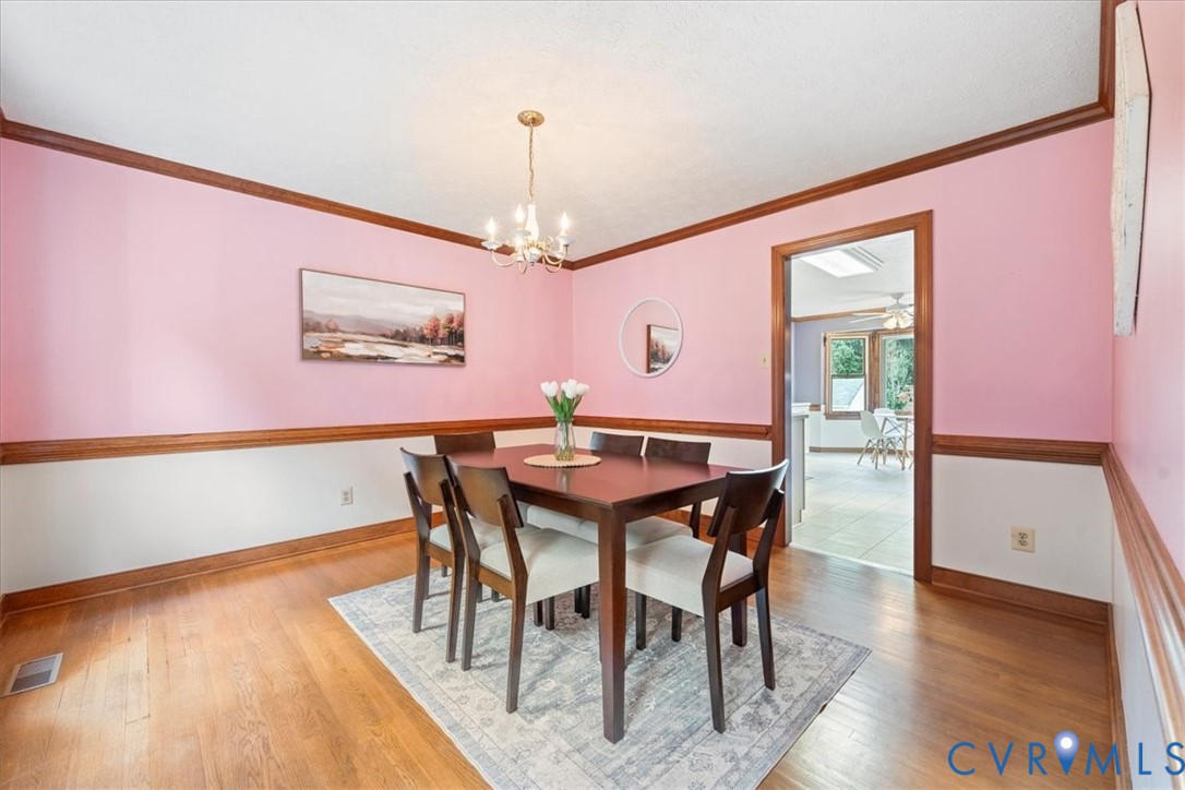 5170 Hurop Road Sandston, VA 23150 - Photo 12 of 20 Beautiful mouldings and wood floors.