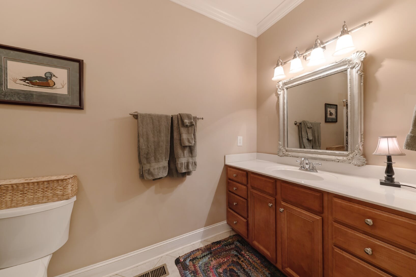 1014 Meeks Cemetery Road Burns, TN 37029 - Photo 11 of 33 a bathroom with a sink and a mirror