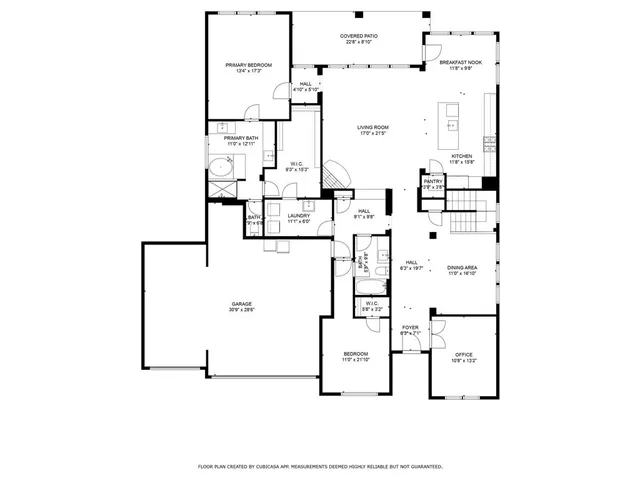 a picture of a floor plan