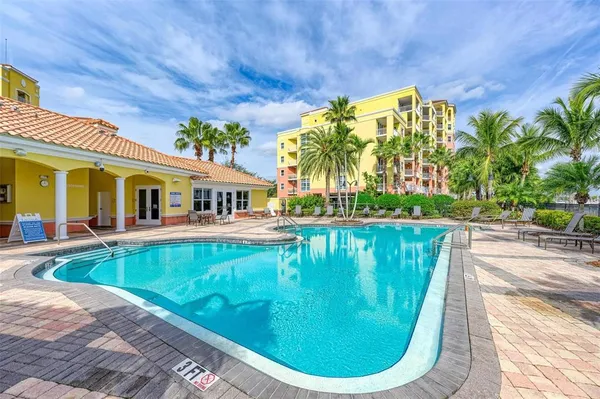 a view of a house with a swimming pool