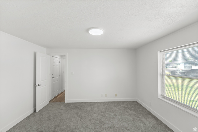 2600 North Hill Field Road, Unit 103A Layton, UT 84041 - Photo 16 of 31 Room featuring light gray carpet flooring, white walls, and a single window with horizontal blinds