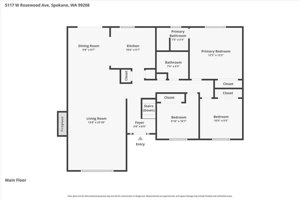 $400,000 | 5117 West Rosewood Avenue, Spokane, WA 99208
