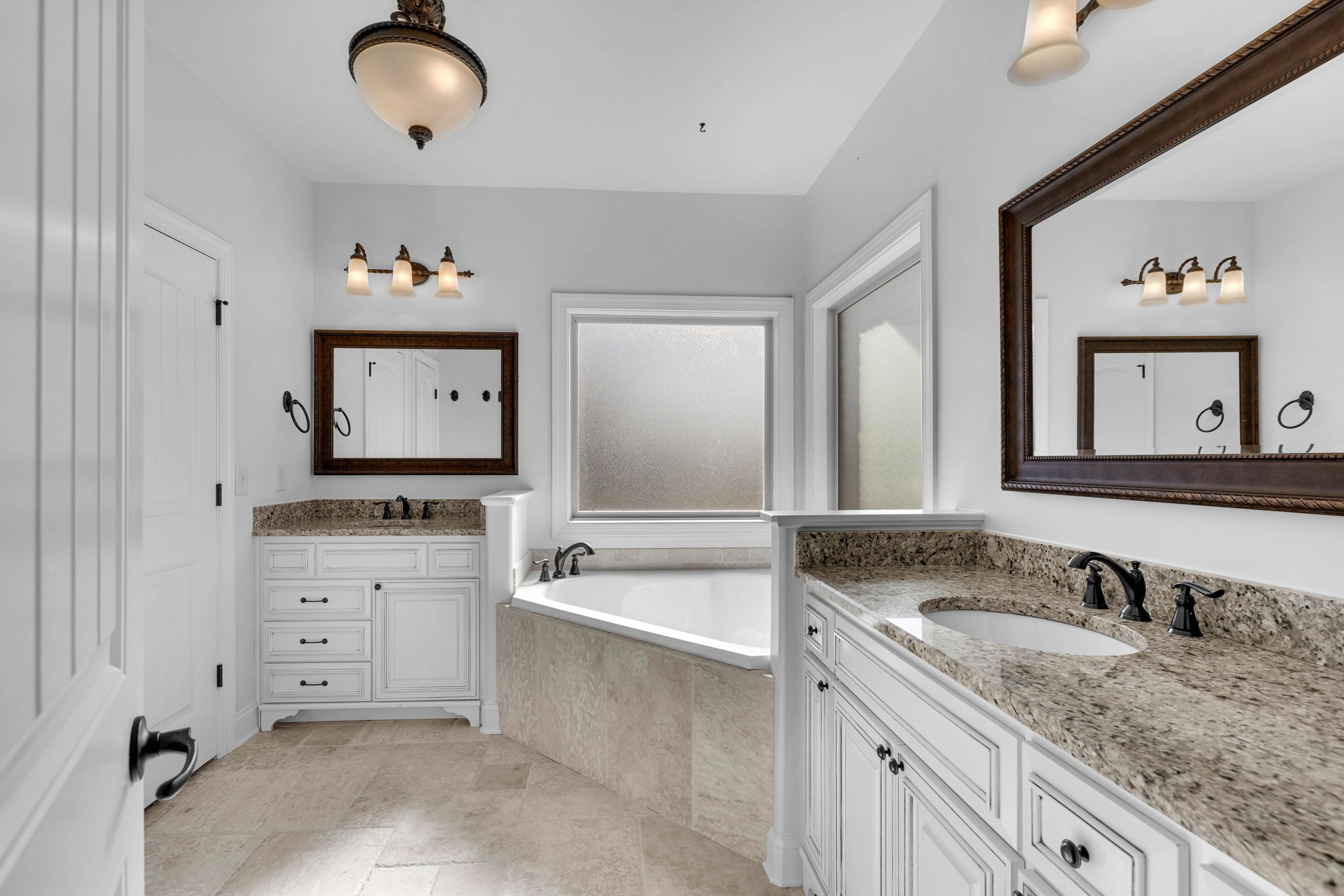 2065 Autumn Ridge Way Spring Hill, TN 37174 - Photo 36 of 58 a bathroom with a granite countertop sink mirror and window