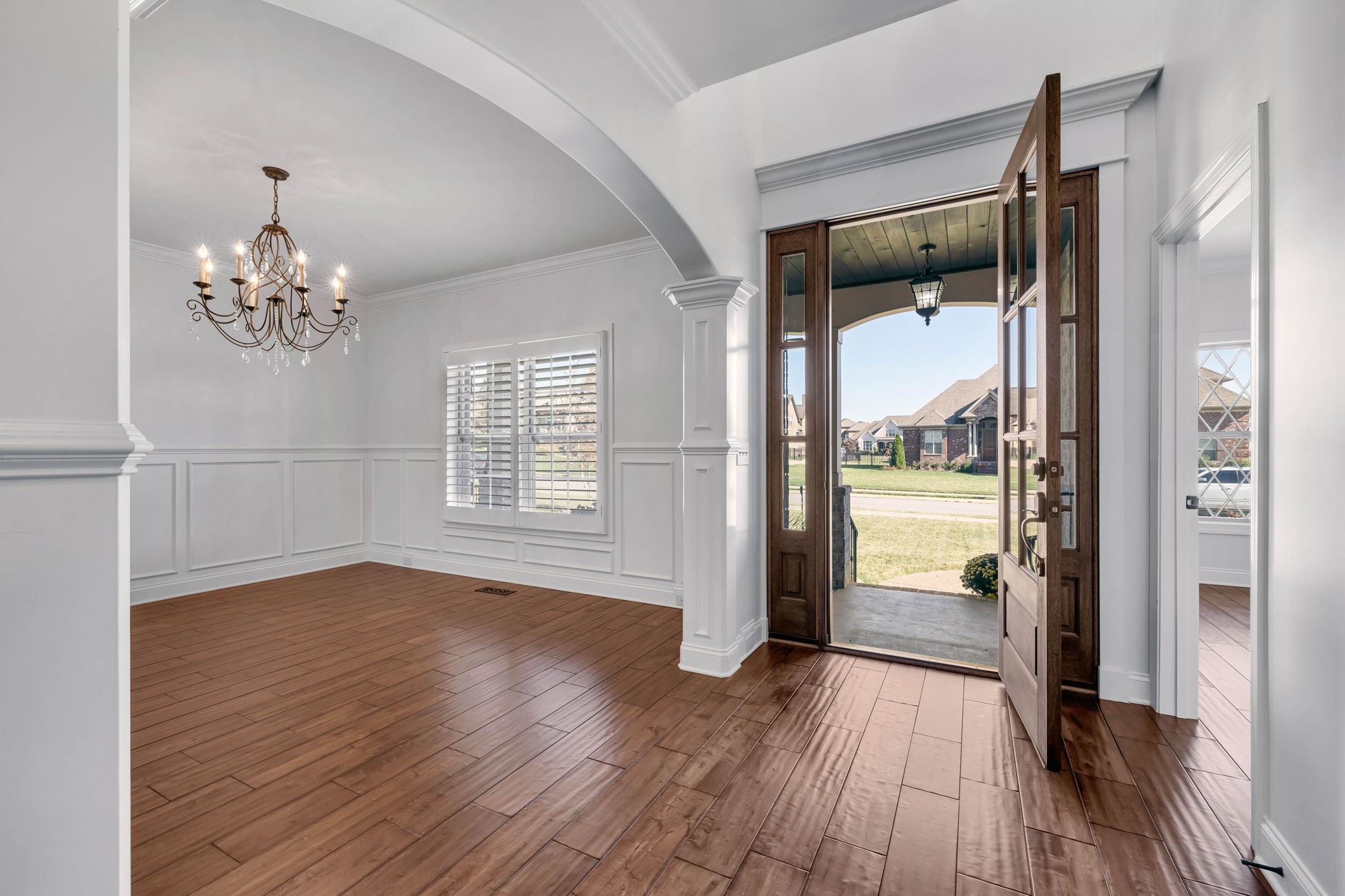 2065 Autumn Ridge Way Spring Hill, TN 37174 - Photo 10 of 58 a view of livingroom with hardwood floor and a large window with wooden floor