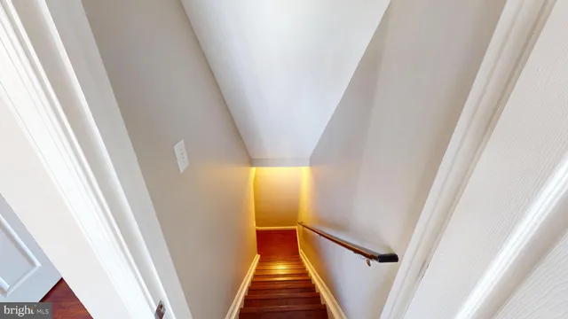 wooden floor in an empty room with wooden floor