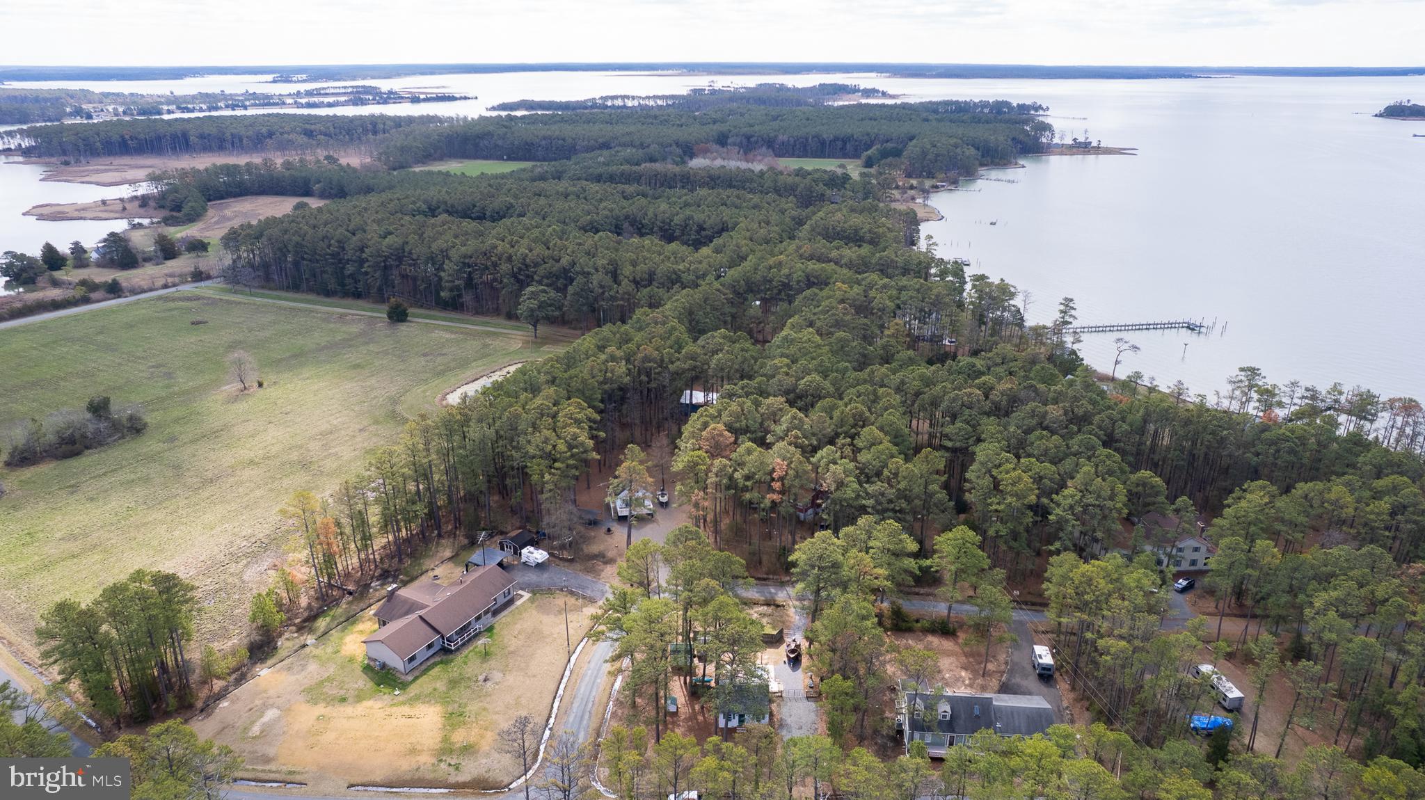 819 Seabreeze Road Cambridge, MD 21613 - Photo 29 of 31 an aerial view of a house with a yard