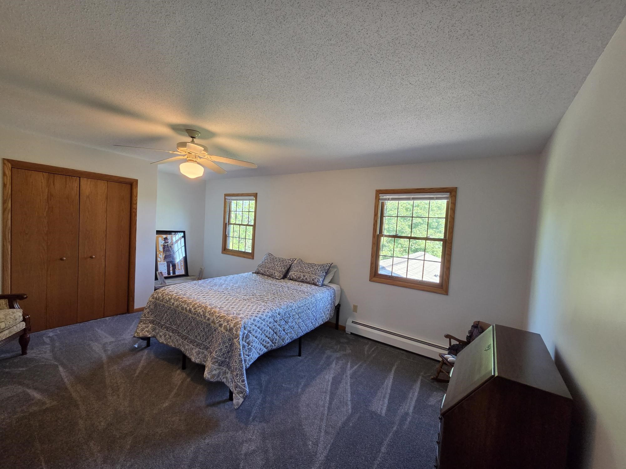 6300 Heidler Road Fairview, PA 16415 - Photo 10 of 17 2nd Bedroom w/Ceiling Fan & Double Closets