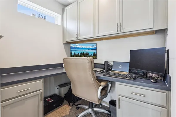 a house view with a backyard space