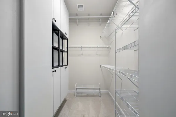 a view of walk in closet