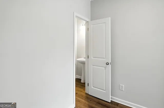 a view of an empty room