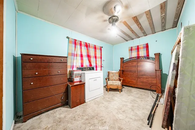 a room with storage and utility