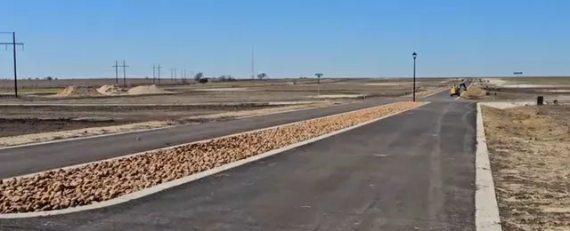 a bird view of a house