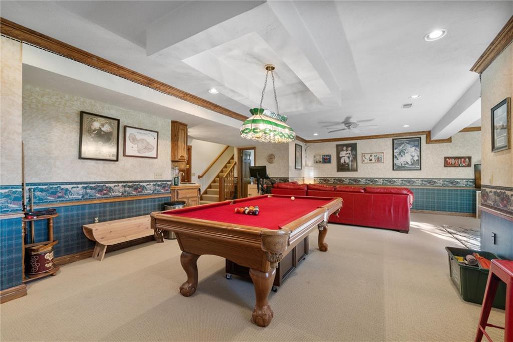 338 Quarry Road Washington, PA 15301 - Photo 44 of 50 a room with table tennis pool table and windows