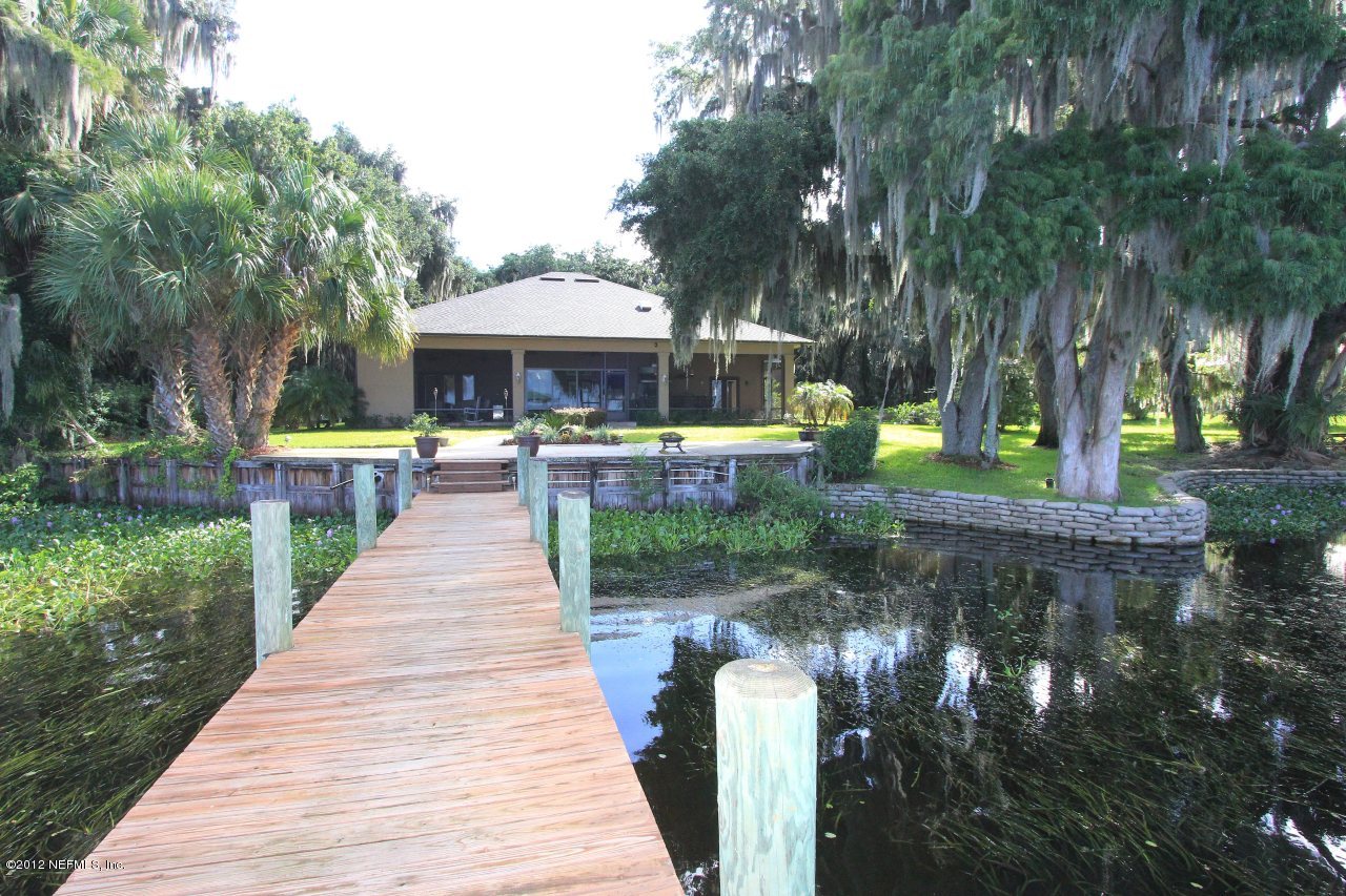 139 Parker Road Crescent City, FL 32112 - Photo 47 of 59 dockview of backyard & home