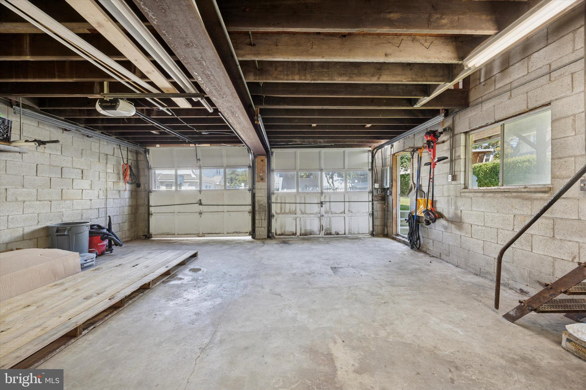 217 Windsor Avenue Upper Darby, PA 19082 - Photo 31 of 36 a view of an empty room with wooden roof