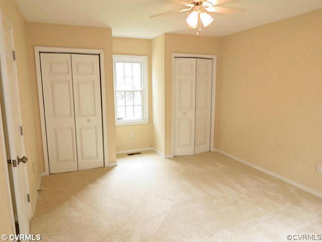 8831 Pleasant Ridge Road North Chesterfield, VA 23237 - Photo 10 of 18 Bedroom - Double closets in the 5th bedroom