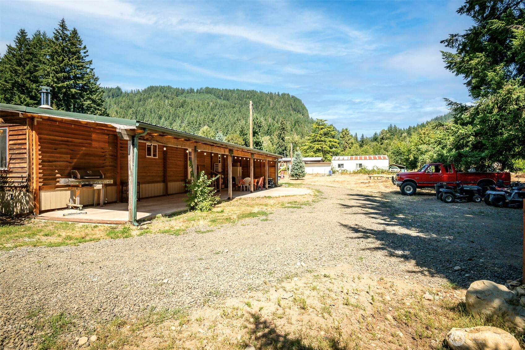 142 Gharet Road Randle, WA 98377 - Photo 23 of 32 a view of back yard of the house