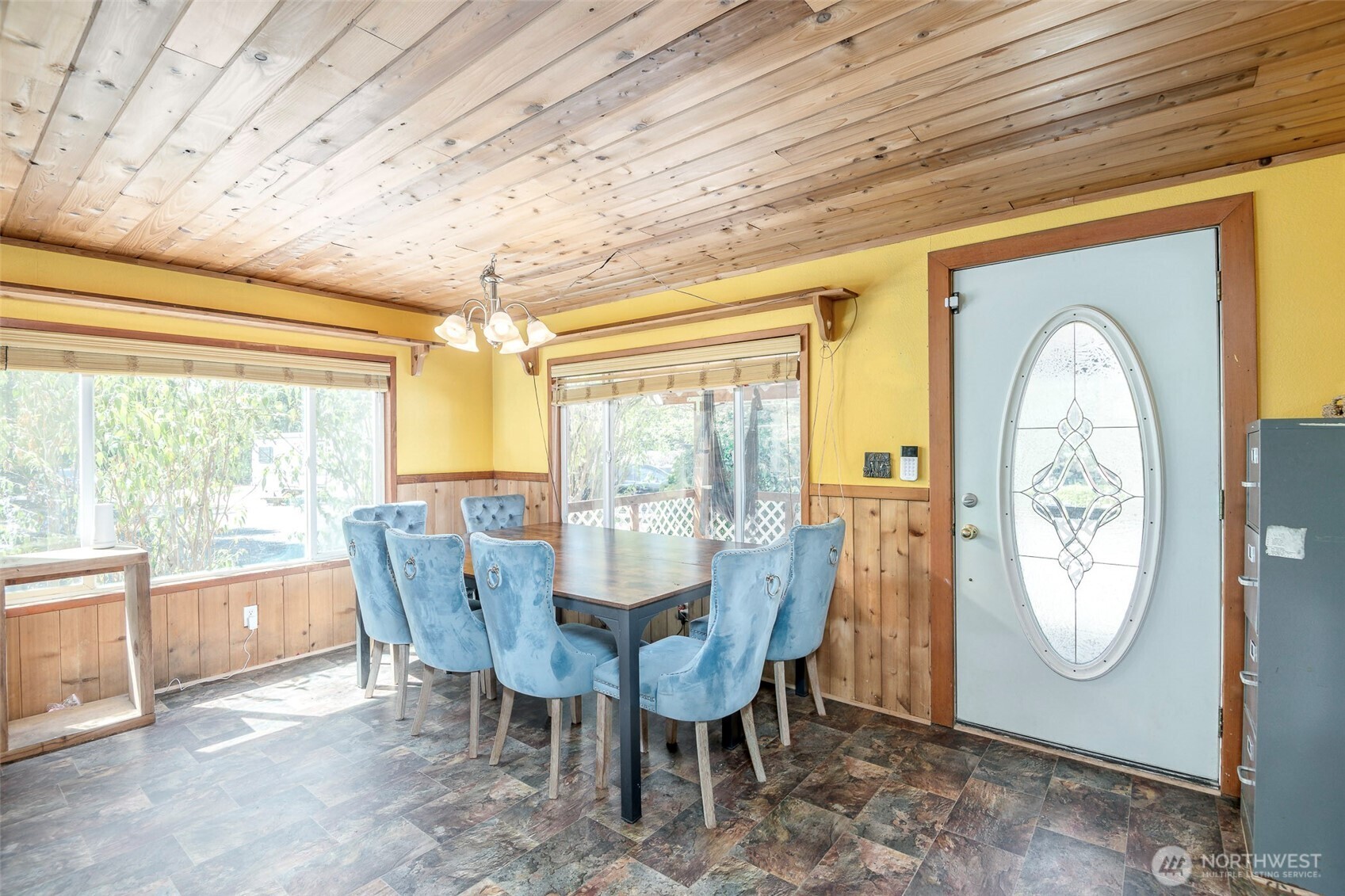 142 Gharet Road Randle, WA 98377 - Photo 8 of 32 a view of a dining room with furniture window and outside view
