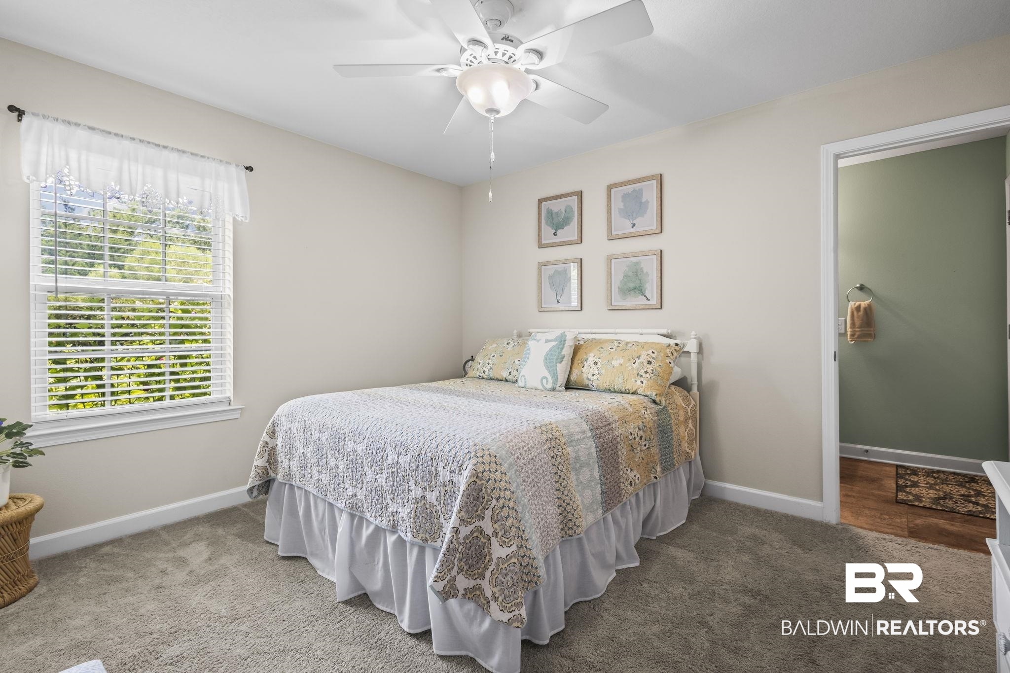 10473 Lyttleton Loop Lillian, AL 36549 - Photo 10 of 57 Bedroom with carpet floors and ceiling fan