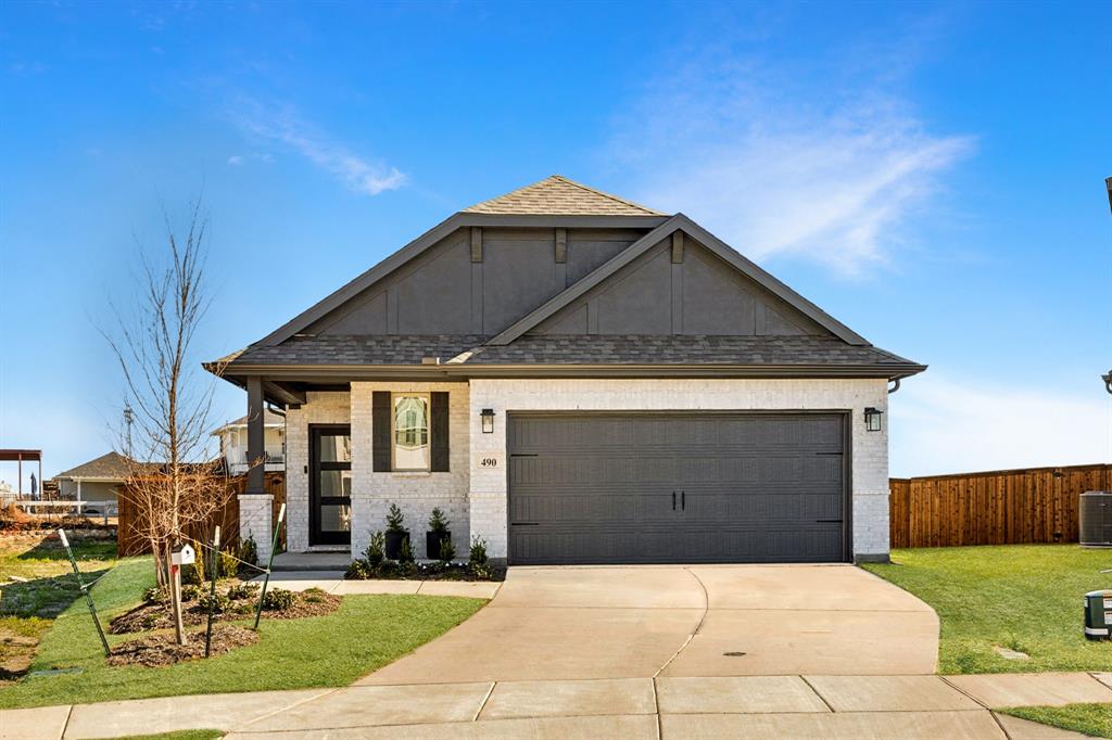 490 Tender Summit Lavon, TX 75166 - Photo 1 of 23 a front view of a house with yard