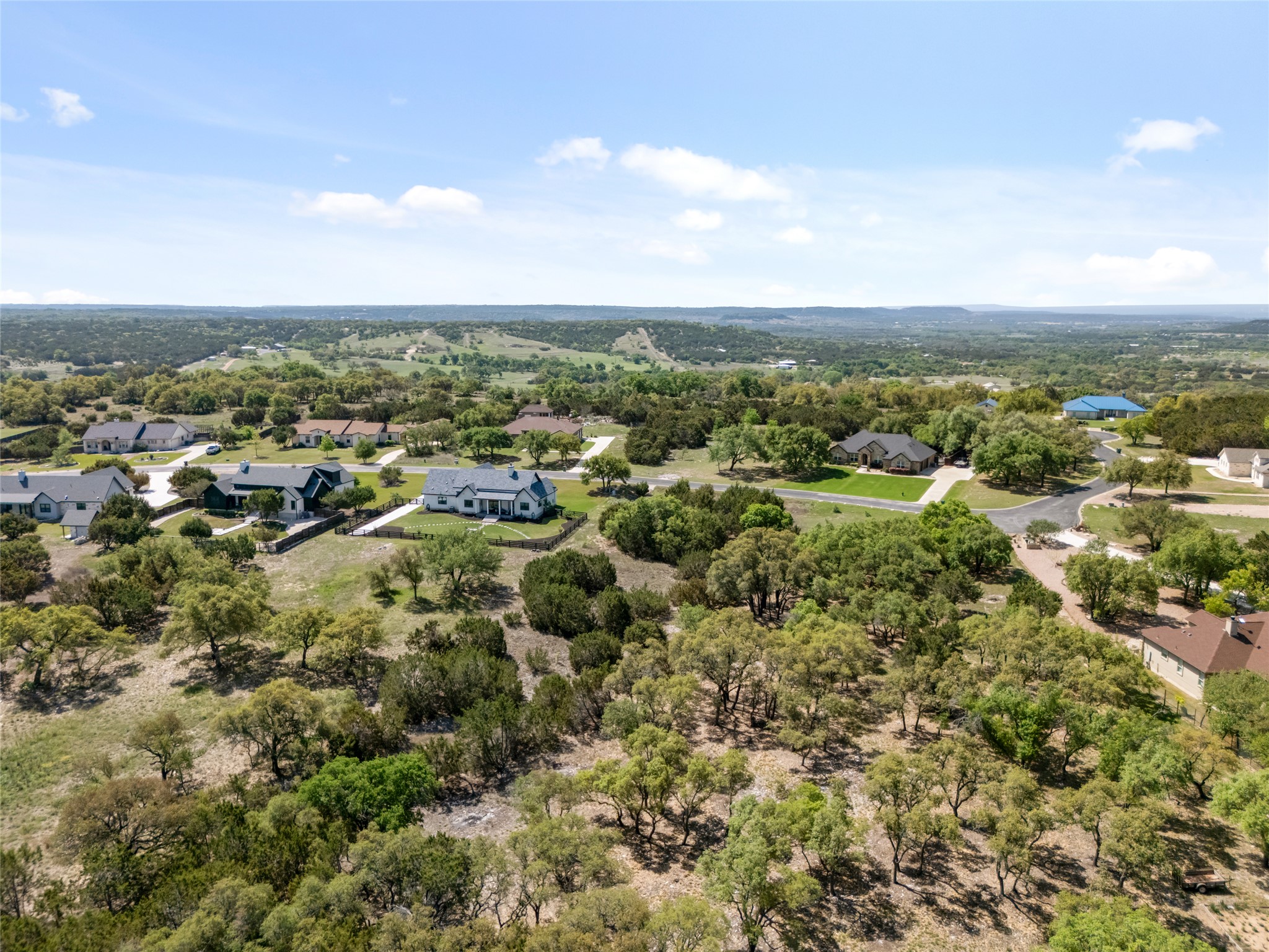 332 First Down Dash Burnet, TX 78611 - Photo 8 of 25 an aerial view of residential houses with city view