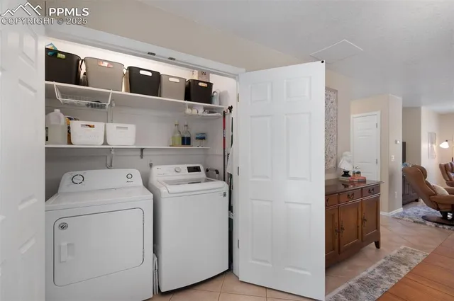 a room with storage and utility