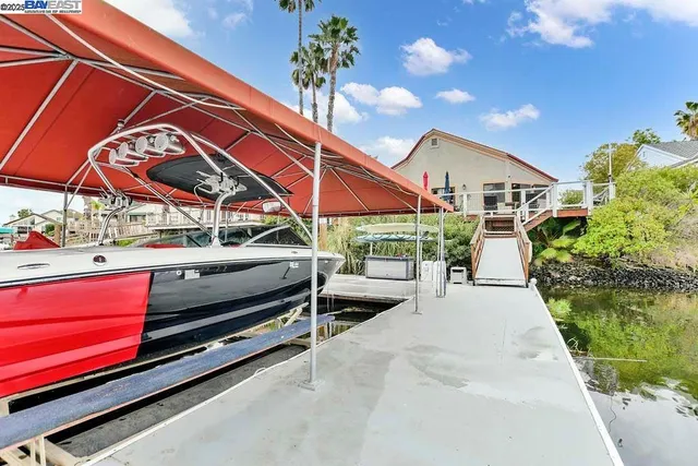a view of a lake from a terrace