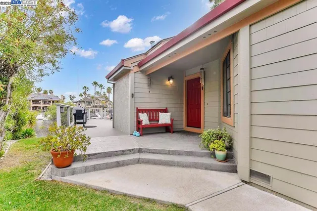 a house view with a outdoor space