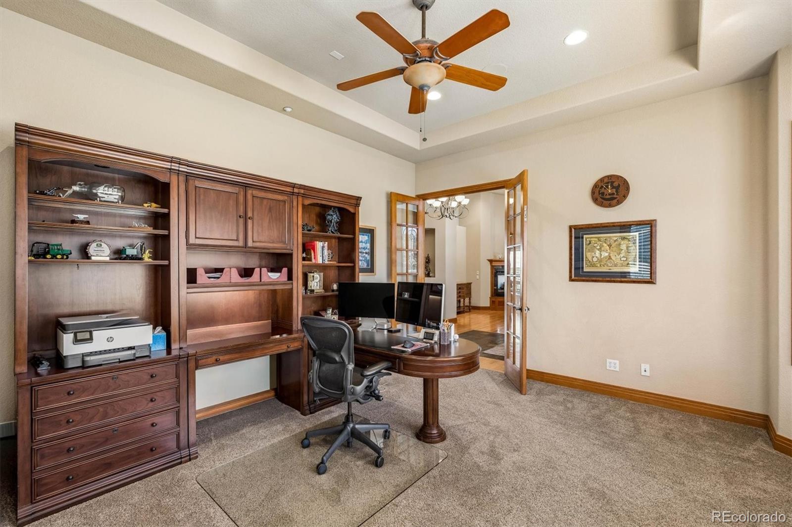 3959 Serenade Road Castle Rock, CO 80104 - Photo 8 of 50 a view of a workspace with furniture