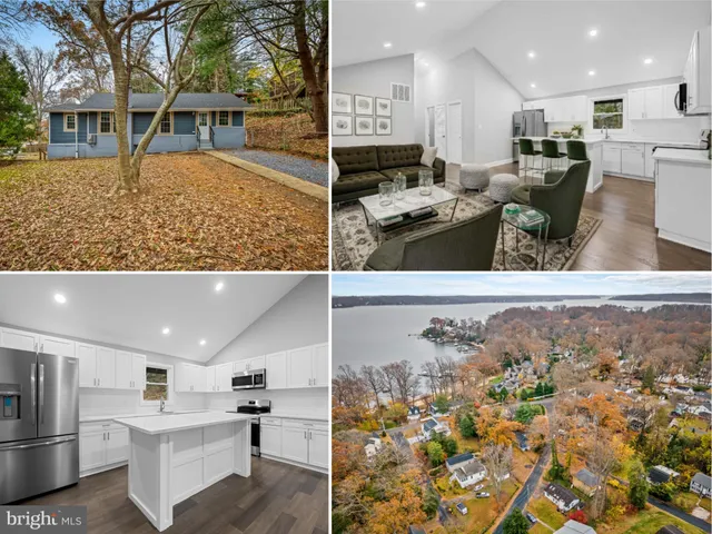a living room with stainless steel appliances kitchen island granite countertop a couch and a stove top oven