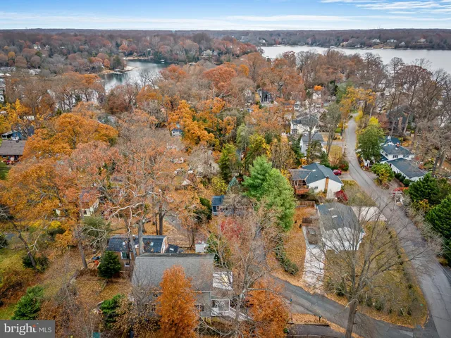 an aerial view of residential building with outdoor space