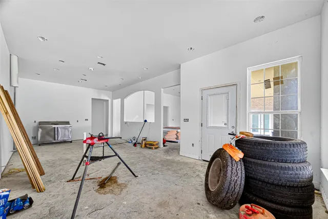 a room with storage and utility