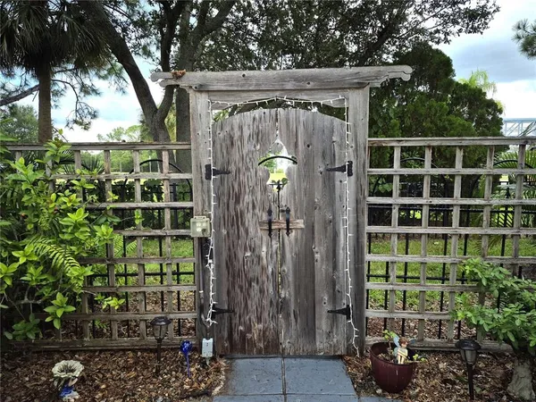 a view of swimming pool with yard