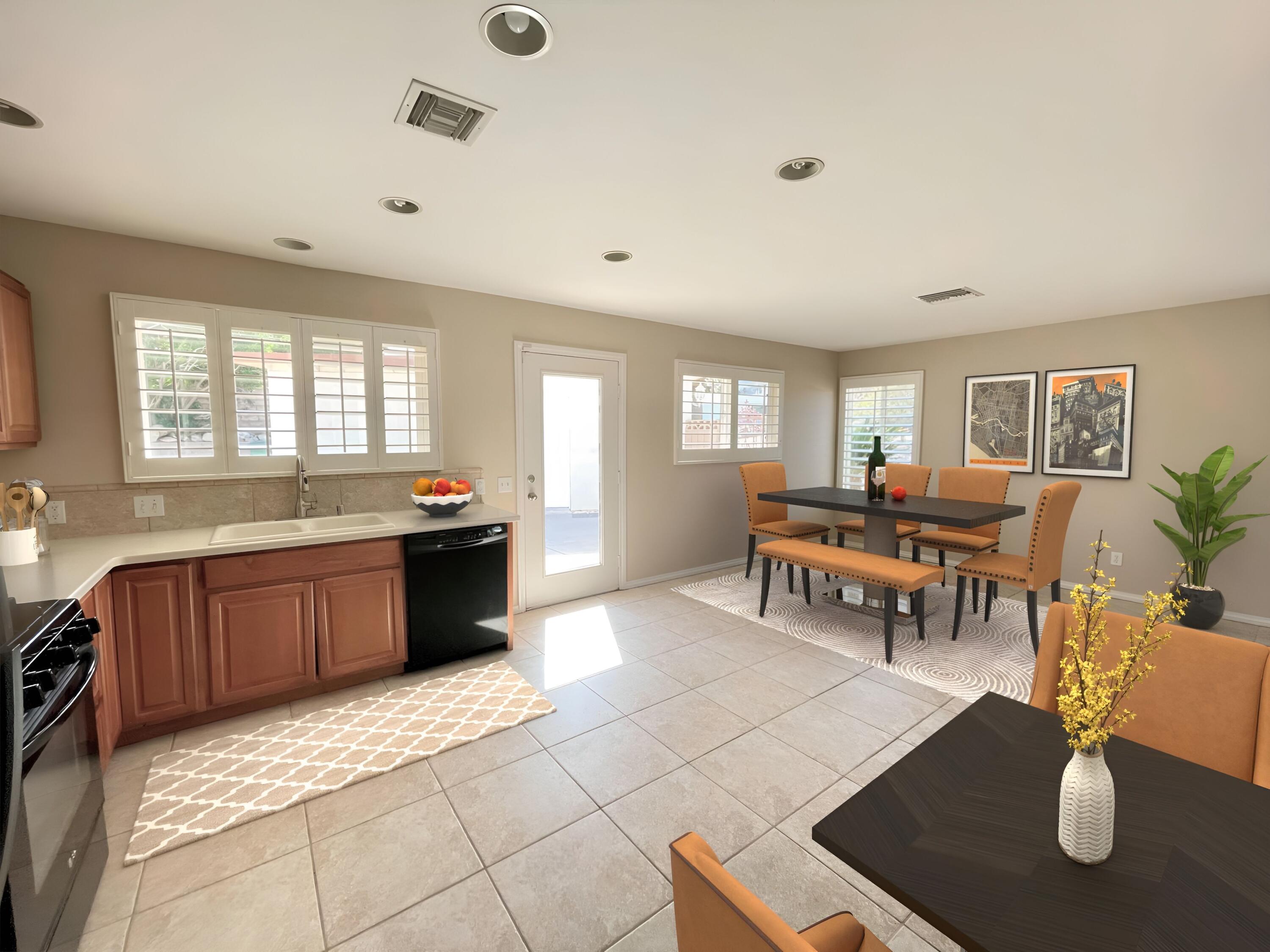 68351 Terrace Road Cathedral City, CA 92234 - Photo 3 of 27 Dining Area off Kitchen 1