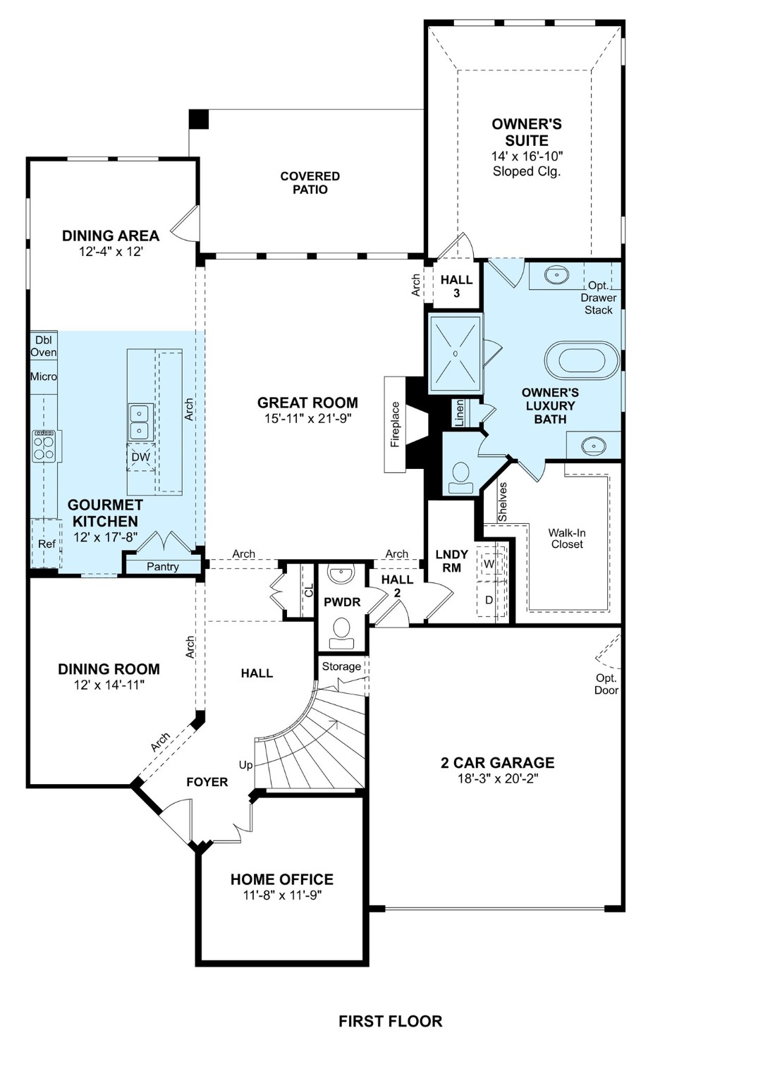 140 Peninsula Point Drive Montgomery, TX 77356 - Photo 31 of 32 The Andrew floor plan by K. Hovnanian® Homes. 1st Floor shown. *Prices, plans, dimensions, features, specifications, materials, and availability of homes or communities are subject to change without notice or obligation.