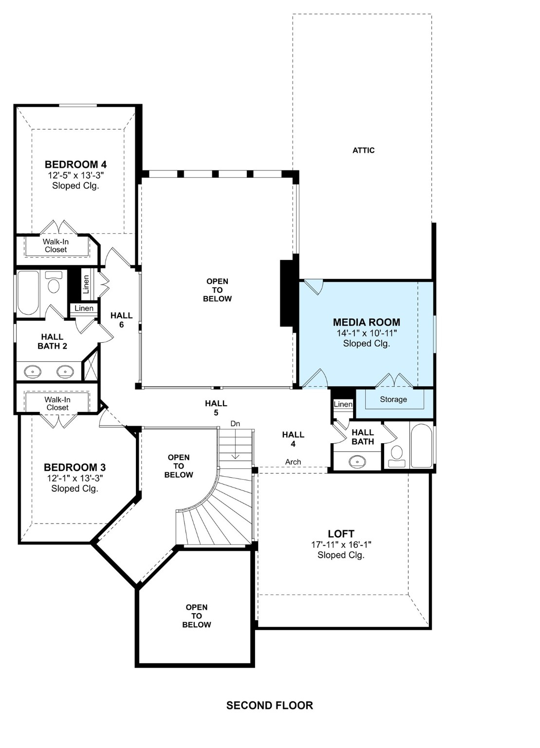140 Peninsula Point Drive Montgomery, TX 77356 - Photo 32 of 32 The Andrew floor plan by K. Hovnanian® Homes. 2nd Floor shown. *Prices, plans, dimensions, features, specifications, materials, and availability of homes or communities are subject to change without notice or obligation.